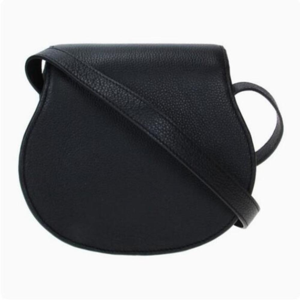 Chloe Saddle Bag Black Marcie Small - Picture 4 of 7